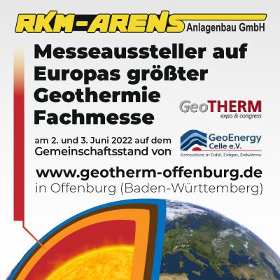 RKM-Arens Aussteller auf Geothermie Fachmesse GeoTHERM